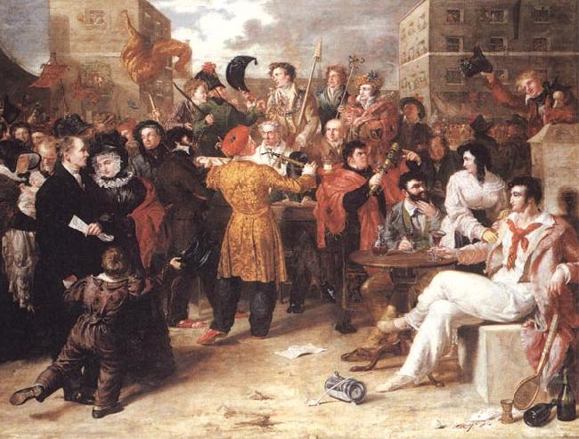 The Mock Election, Benjamin Robert Haydon